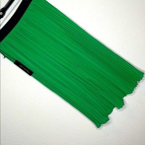 - Rachel Zoe green pleated skirt- NWTO